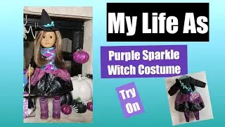 My Life As Purple Sparkle Witch Costume | Perfect for American Girl!🧙&zwj;♀️