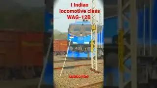 Indian locomotive class WAG-12B is a class of 25 kV AC electric locomotives&nbsp; 12000 hp#indiarailways