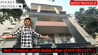 Your pocket friendly 3BHK Builder floor is here 👀  | South City-1  l 240 Sq Yd #gurgaon #realestate