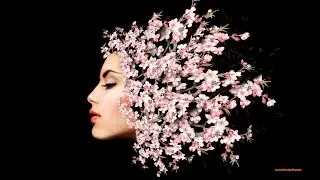 Photoshop tutorial flower effects portrait your image Ju Joy Design Bangla
