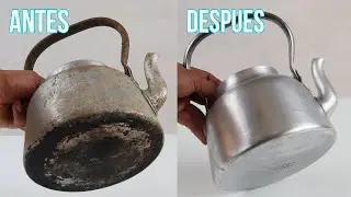 COMO QUITAR EL SARRO DE TU TETERA SUPER FACIL Y RAPIDO con Esta Mezcla