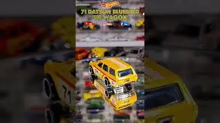 RAREST HOT WHEELS COLLECTION 71 DATSUN BLUEBIRD 510 WAGON YELLOW #shorts #toys #hotwheels