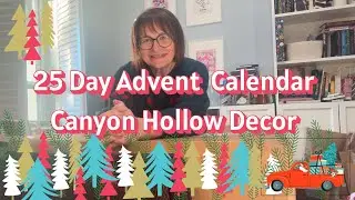 🎄 Первый 25-дневный адвент-календарь от Canyon Hollow Decor | Честная распаковка и обзор 🎁