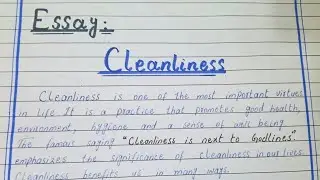 essay on importance of cleanliness in english| Long essay on cleanliness