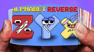 Alphabet Lore But it's Reverse From Z to A ~abcd,shape lore,size comparison   Animated Flipbook