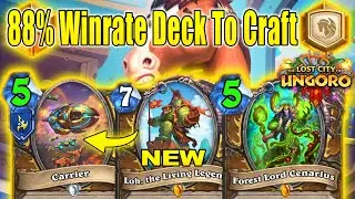 NEW Legendary Loh is Beyond Broken In Big Druid Deck At The Lost City of Un'Goro | Hearthstone