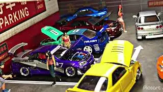1:64 Scale Nissan Skyline s  opened doors 🔥🔥#diecastcollectors1_64 #diorama164 