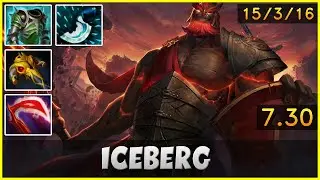 Iceberg | Mars | Dota 2 Pro Gameplay - Patch 7.30