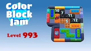 Color Block Jam Level 993 Solution (No Boosters)