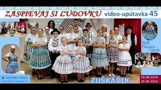 ZASPIEVAJ SI ĽUDOVKU video upútavka 45 ZUŠKÁČIK detská cimbalová hudba ZUŠ Tlmače EW