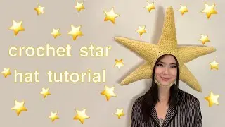 Мастер-класс по вязанию крючком шапки-звезды