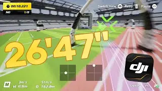Beating DJI Virtual Flight // Speedrun 100% // DJI Avata
