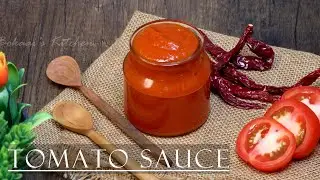 Bokaai's Tomato Sauce | Homestyle Tomato Sauce | Easy Tangy Tomato Dip | Fresh Tomato Puree Delight