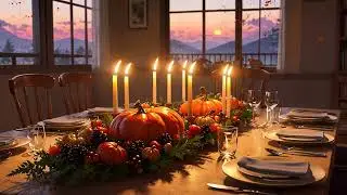 Sunset Dinner &ndash; Pumpkin Lofi for Evening Reading 📖 | #study music #chill vibes #lofi chill
