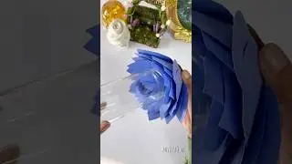DIY Lotus | how to make a lotus | Flower making with paper #crafts #art #diy