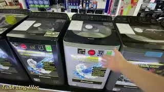 Báo giá máy giặt cửa trên Panasonic mẫu mới - hàng Full chức năng dùng như máy cửa ngang