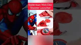 Amazing Spiderman Disc Shooter Launcher..Amazing Spiderman toy..Link in description👇