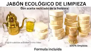 JABÓN ECOLÓGICO CON ACEITE RECICLADO DE LA FREIDORA FÓRMULA INCLUIDA