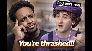 Popular Atheist Ian Crashes Out Against a Christian Over the Problem of Evil!