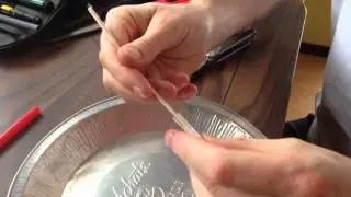Cotton-straw fire starter