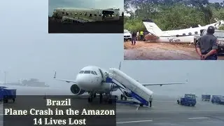 Brazil 14 killed After plane crashes in Amazon |Tragic Plane Crash in the Amazon|J&T news