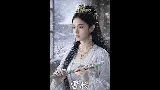 《雪妝》雪落無聲妝舊夢，孤燈一夜照寒窗。梅瘦風輕人未返，一身霜色寄情長。
