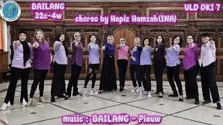 BAILANG Choreo by. Hapiz H | Demo | Line Dance | ULD DKI 7