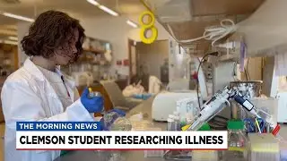 Clemson student studying her own illness