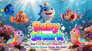 Types of Fish Educational Music Video for Kids | Baby Shark Nursery Rhymes 🎥🐟