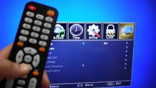 сканирование каналов Upstar TV