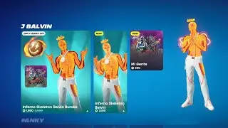Fortnite Item Shop New Skin Inferno Skeleton Balvin Bundle 19 April 2024