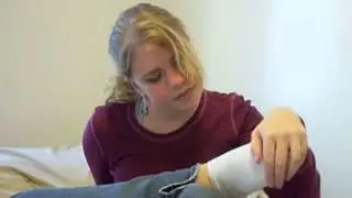 Girl sniffs Socks & Feet