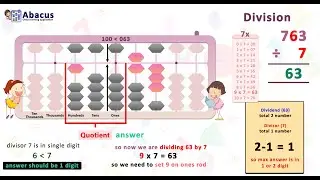 𝟮,𝟯,𝟰 𝗗𝗶𝗴𝗶𝘁 𝗗𝗶𝘃𝗶𝗱𝗲𝗻𝗱𝘀 & 𝟭 𝗗𝗶𝗴𝗶𝘁 𝗗𝗶𝘃𝗶𝘀𝗼𝗿 || Abacus Tutorial || Step by Step Guide || Abacus Division