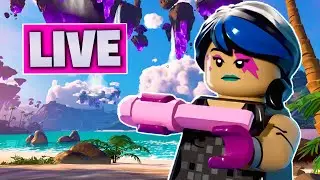Farming resources for my base build in Craftopia 4, in LEGO Fortnite Odyssey!!