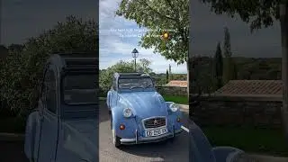 Driving a 2CV around Provence 🇫🇷❤️ #frenchcountryside #france #classiccars #2cv #travelvlog