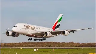 Airbus A380 Landing & Takeoff Compilation