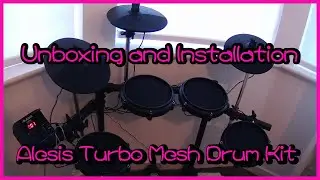 Alesis Turbo Mesh Drum Kit How To Unbox & Assemble