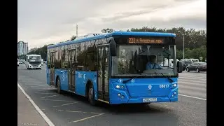 OMSI 2 - Большая деревня Маршрут 24 на автобусе ЛиАЗ 5292.65 2017 года МСК
