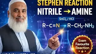 Stephen Reaction: Complete Nitrile to Amine(Imine Intermediate) NEET/JEE/MDCAT @chemistrywallah120