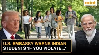 'You'll Be Deported': U.S. Embassy In India Warns Students Against Violating Laws | Details