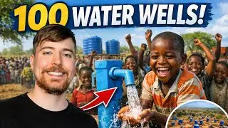 100 water wells mission @MrBeast 