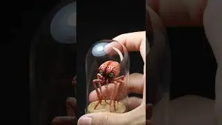 The Thinker 🧠 👀 ...#miniatures #polymerclay #horrorart #creaturedesign #creepyart