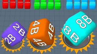 2048 Hole - Collected big cubes and reached 8B (and other games)