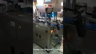 Power Can Filling Machine,Automatic Granules Powder Filling Seaming Machine, Can Filler Sealer(2025)