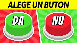 Alege un BUTON...! 😱 Provocare DA sau NU 🟢🔴