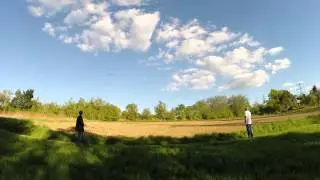 Walkera QR X800 and QR X350Pro in the Air