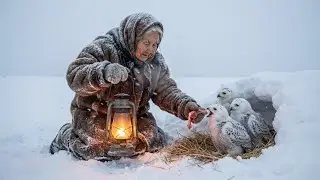 Surviving at 71°C | A 90 year old woman helps starving snowy owls during a harsh Siberian winter
