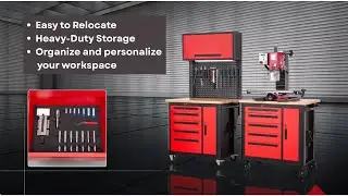SIEG Workbench & Cabinets &ndash; Heavy-Duty Storage for Your Workshop