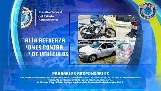 FISCAL&Iacute;A DE AGUASCALIENTES REFUERZA ACCIONES CONTRA EL ROBO DE VEH&Iacute;CULOS.