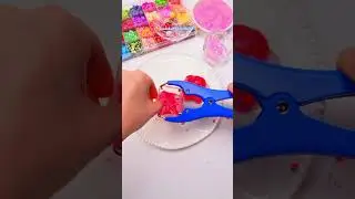 Giant Strawberry Squishy Ball ASMR! DIY Sensory Toy with Strawberry Bear & Crushed Ice Texture 🍓❄️